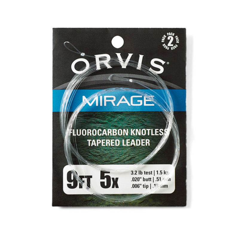 Orvis Mirage Fluorocarbon Leader 2pack - Taperad Tafs