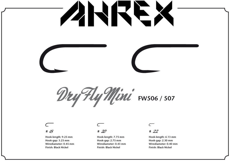 Ahrex FW507 Dry Fly Mini Hook Barbless_2