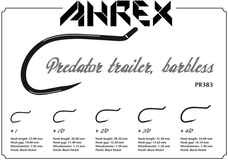 Ahrex PR383 Trailer Hook Barbless_2