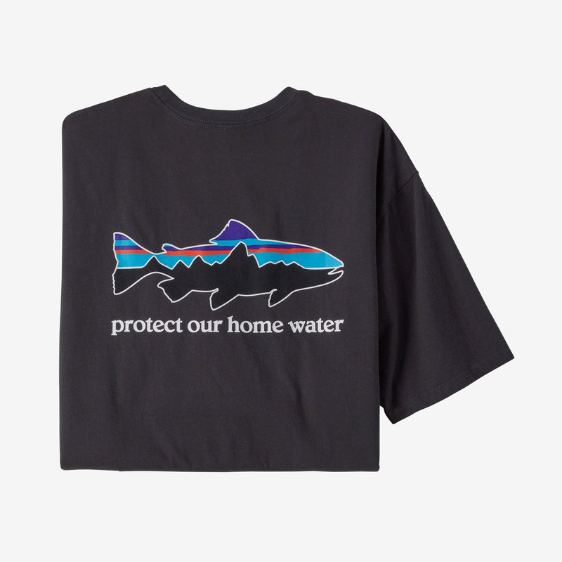 Patagonia M's Home Water Trout Organic T-Shirt Black_1