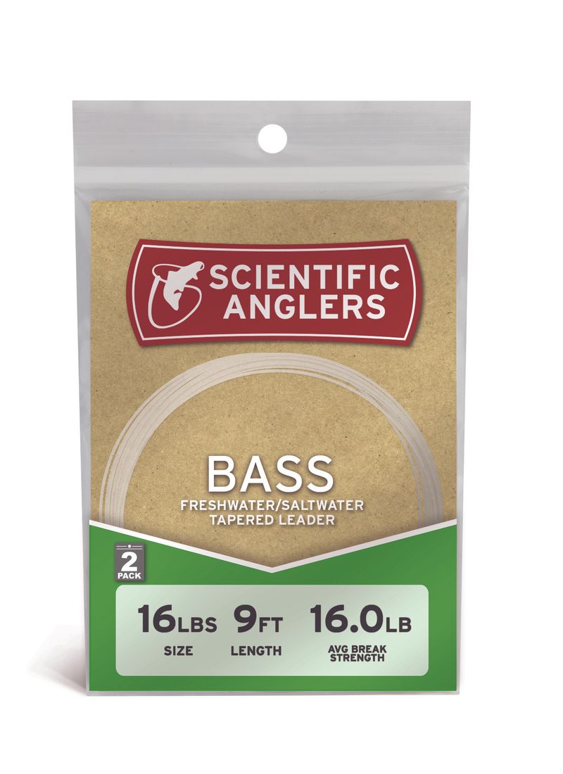 Scientific Anglers Bass Leader 9ft - Taperad Tafs